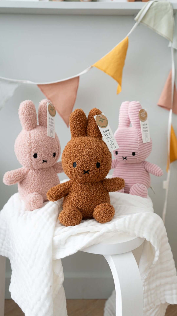 Miffy, Tiny Teddy Recycled Pink - 23 cm