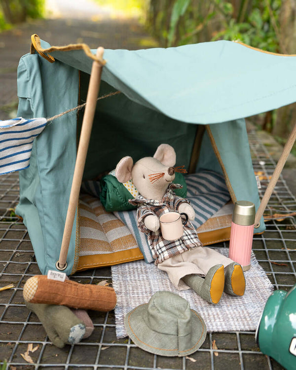 Maileg, Happy Camper Tent, Mouse