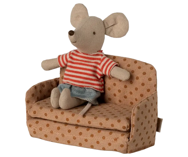 *PRE-ORDER* Maileg, Sofa Bed, Mouse - Dots (DUE LATE SEPT)