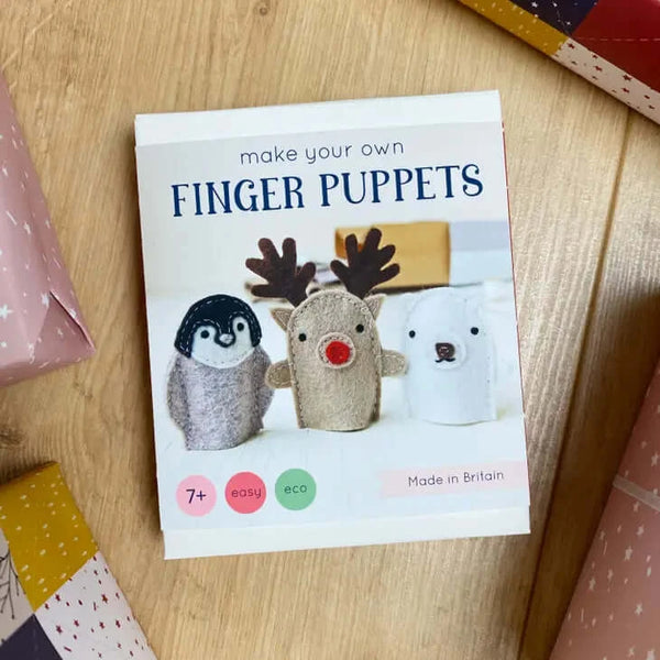 Clara and Macy, Make Your Own Winter Finger Puppets Craft Kit