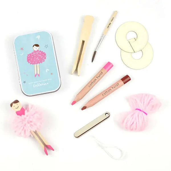 Cotton Twist, Make Your Own Pom Pom Ballerina Gift Kit