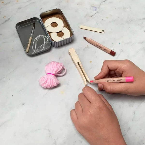 Cotton Twist, Make Your Own Pom Pom Ballerina Gift Kit