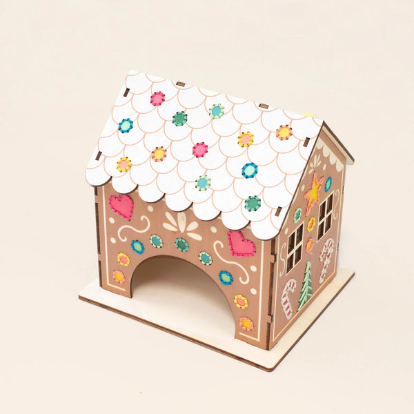 Cotton Twist, Stitch & Build Gingerbread House Kit