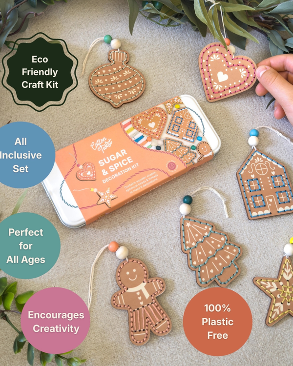 Cotton Twist, Sugar & Spice Christmas Decoration Kit