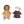 Olli Ella Dress Me Dinky doll in a yellow dress with a purple coat and white beanie, ready for adventure.