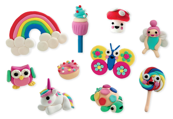 Floss and Rock,  Rainbow Fairy Clay & Play