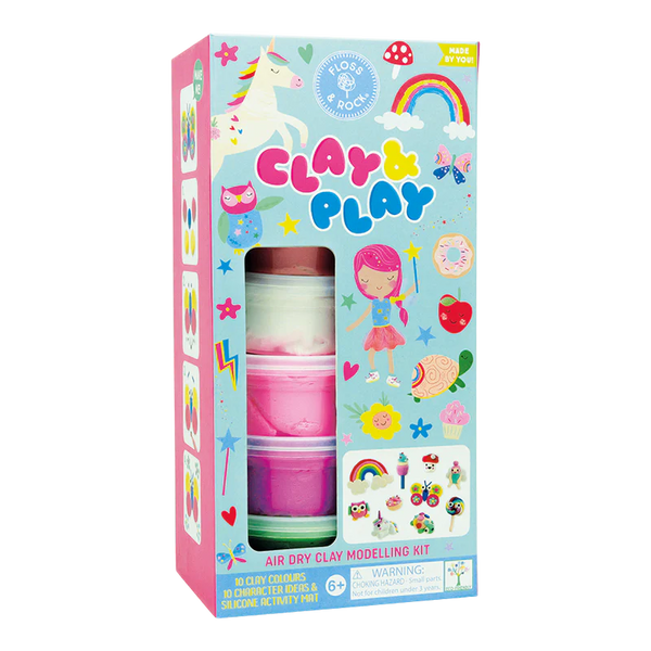 Floss and Rock,  Rainbow Fairy Clay & Play
