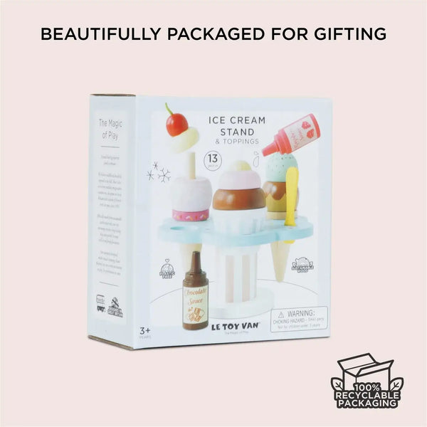 Le Van, Wooden Ice Cream Stand & Toppings