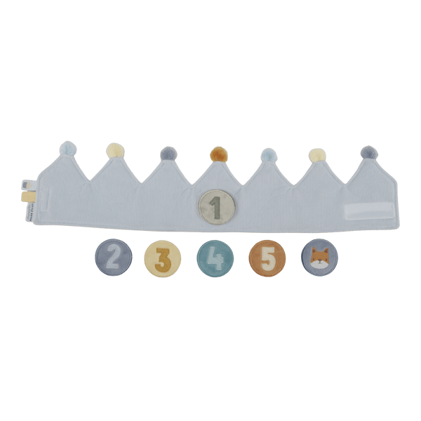 Little Dutch, Birthday Crown with Numbers - Blue