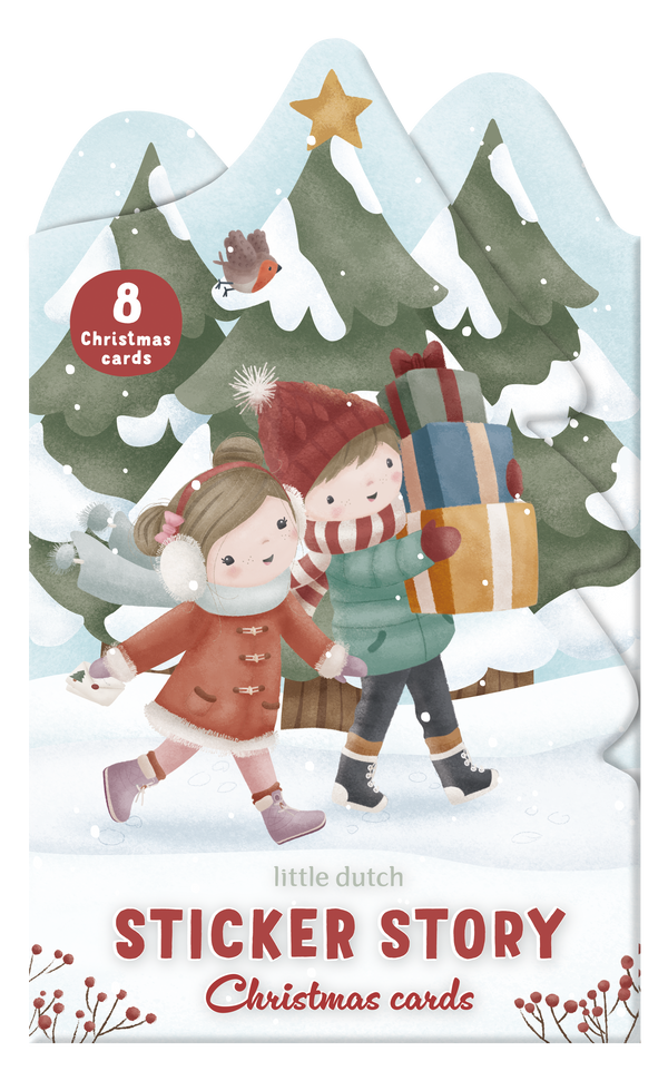 Little Dutch, Christmas Sticker Story Book