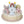 Little Dutch, Wooden Birthday Cake - Pink