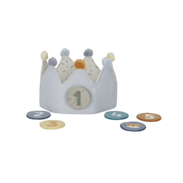 Little Dutch, Birthday Crown with Numbers - Blue