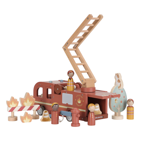 Little Dutch, Fire Truck Set FSC