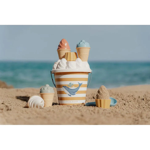 Little Dutch, Ice Cream Bucket Set - Ocean Dreams Blue