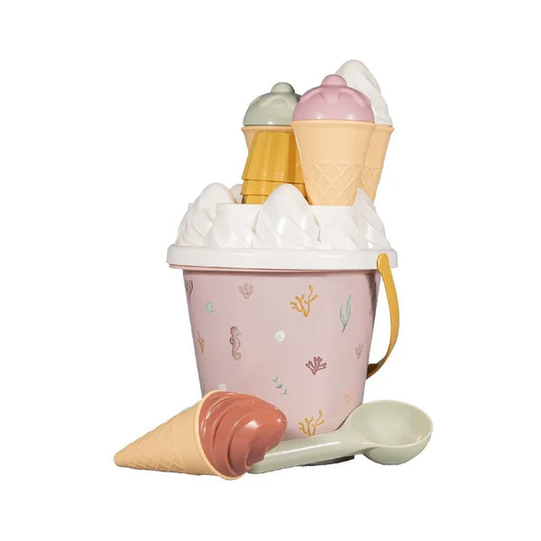 Little Dutch, Ice Cream Bucket Set - Ocean Dreams Pink