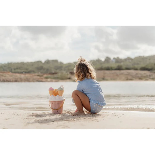 Little Dutch, Ice Cream Bucket Set - Ocean Dreams Pink