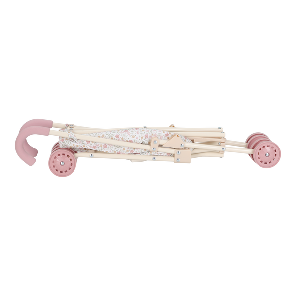 Little Dutch, Metal Doll Stroller - White Frame