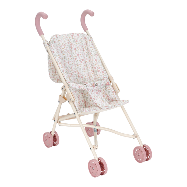 Little Dutch, Metal Doll Stroller - White Frame