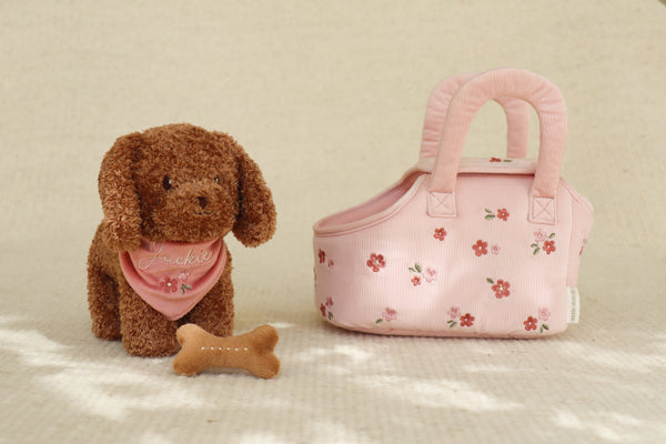 Little Dutch, Plush Dog Jackie in Bag