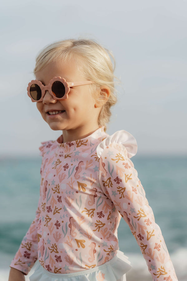 Little Dutch, Sunglasses Shell - Old Pink