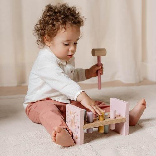 Little Dutch, Wooden Hammer Bench - Fairy Garden