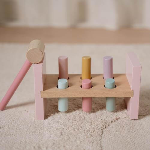 Little Dutch, Wooden Hammer Bench - Fairy Garden