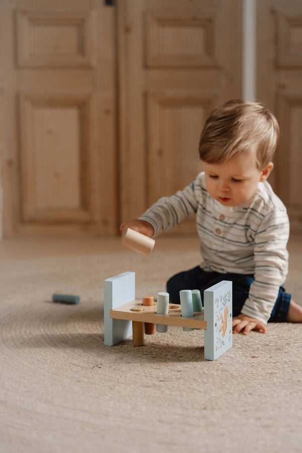 Little Dutch, Wooden Hammer Bench - Forest Friends