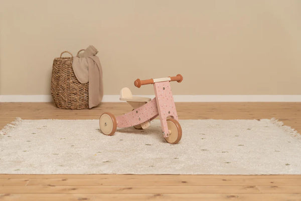 Little Dutch, Wooden Tricycle - Pink