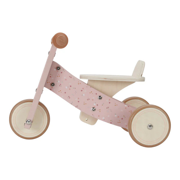 Little Dutch, Wooden Tricycle - Pink