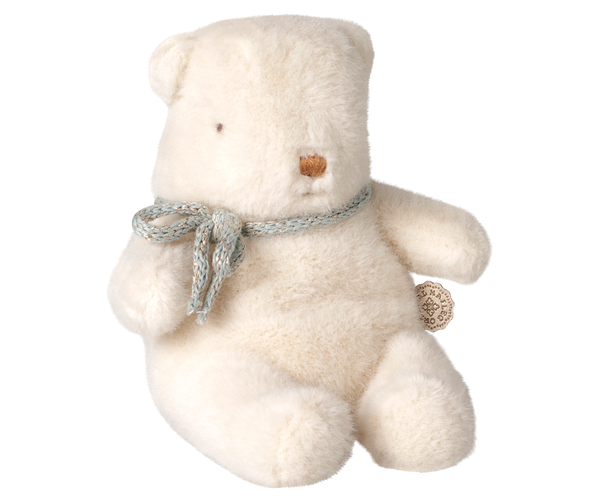 PRE-ORDER Maileg. Teddy Bear Plush, Mini - Off White **DUE OCT**
