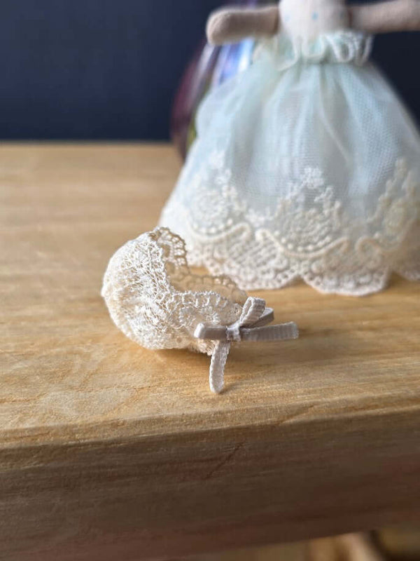Maileg, Baby Mouse in Gown - Mint