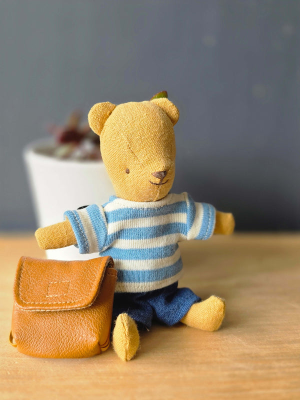 Maileg, Clothes and Bag, Big Brother Mouse - Brown