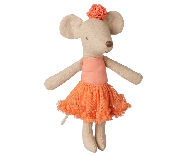 PRE-ORDER Maileg, Ballerina Mouse, Big Sister - Dusty Coral **DUE OCT**
