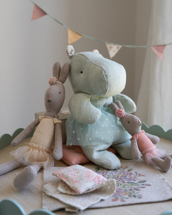 Maileg, Micro Rabbit in Pink Ballerina Outfit