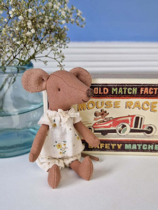 Maileg, Big Sister Mouse in Matchbox