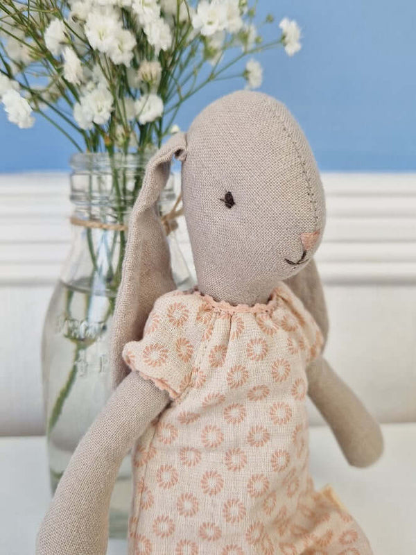 Maileg, Bunny Size 1 in Pink Nightgown