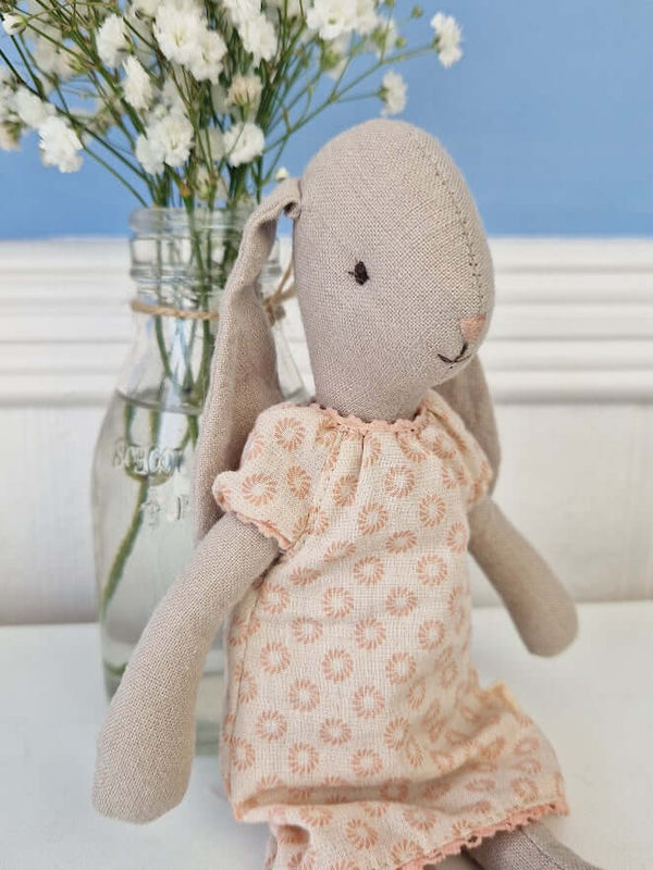 Maileg, Bunny Size 1 in Pink Nightgown