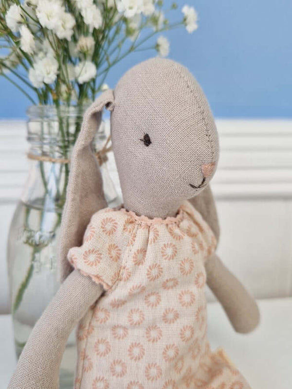 Maileg, Bunny Size 1 in Pink Nightgown