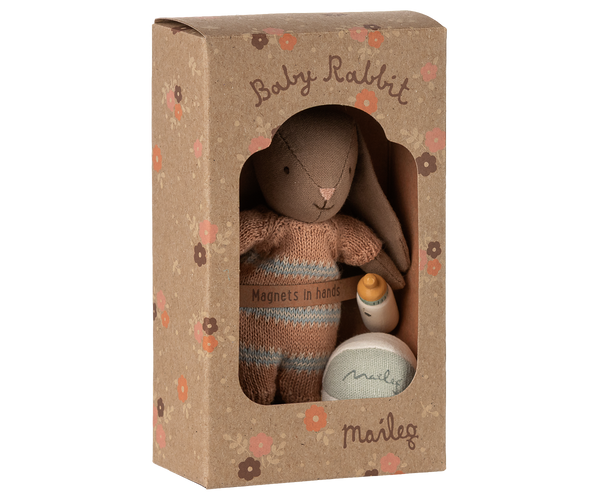 *PRE-ORDER* Maileg, Bunny Set, Micro - Brown - Dusty Rose (DUE NOV)
