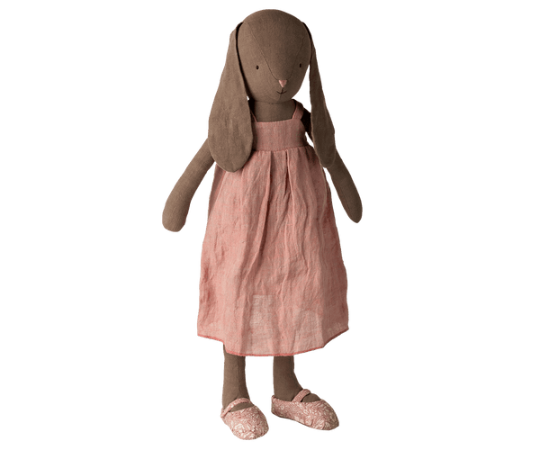 Maileg, Bunny, Size 4 - Brown - Dress and Shoes