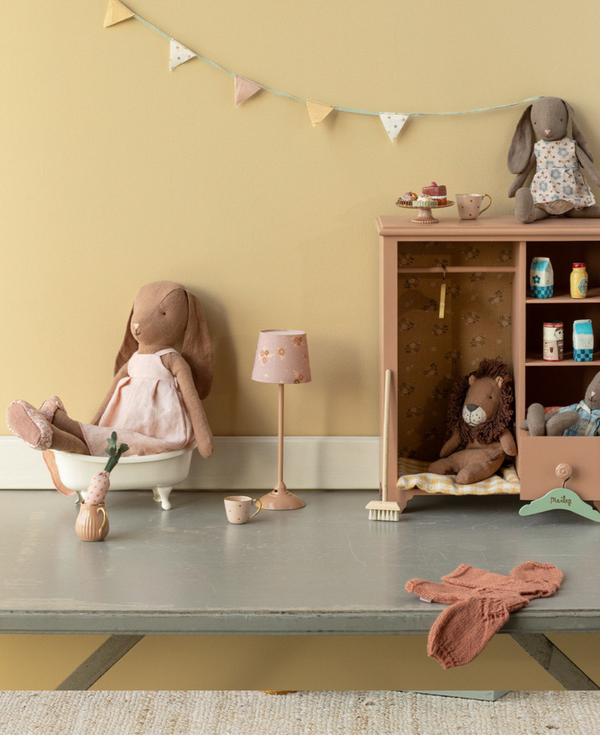 Maileg, Bunny, Size 3 - Chocolate Brown - Dress and Shoes