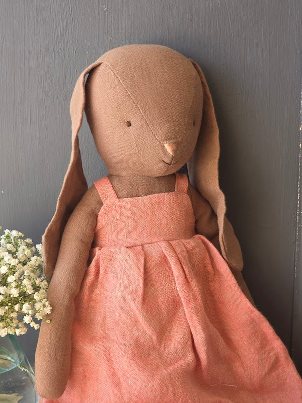Maileg, Bunny, Size 4 - Brown - Dress and Shoes