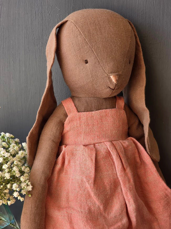 Maileg, Bunny, Size 4 - Brown - Dress and Shoes