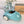 Maileg, Car Mouse - Light Blue