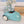 Maileg, Car Mouse - Light Blue