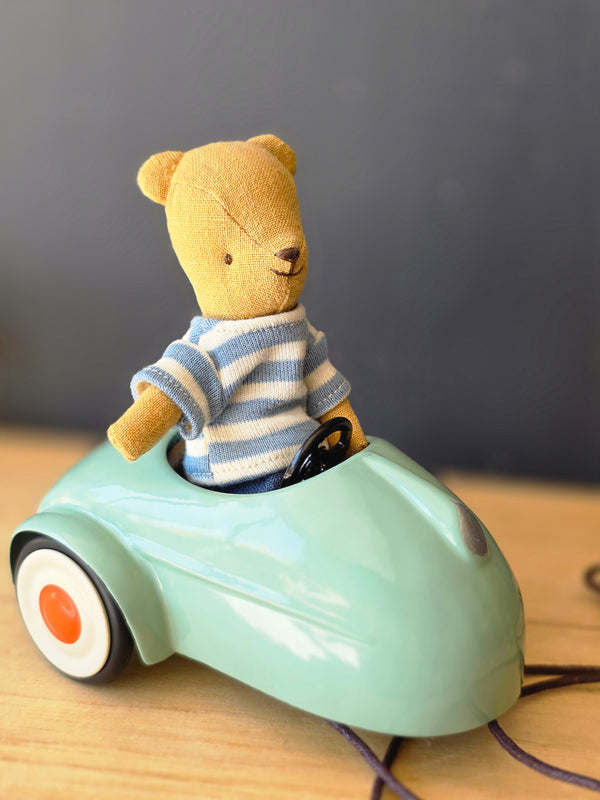 Maileg, Car, Mouse - Light Mint