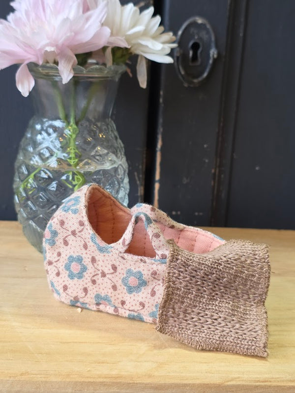 Maileg, Carry Cot, Baby Mouse - Rose