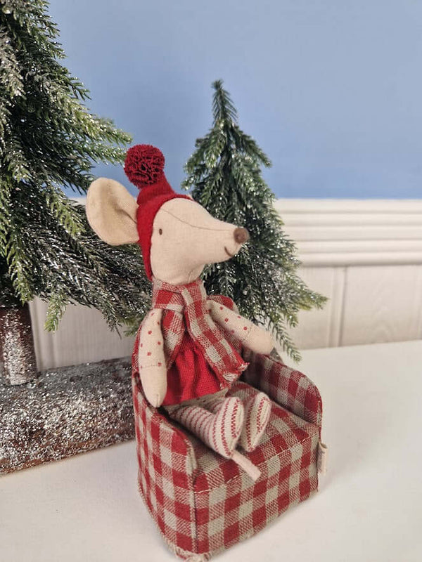 Maileg, Chair, Mouse - Red