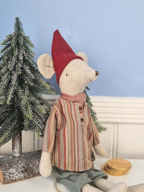 Maileg, Christmas Mouse, Medium - Boy