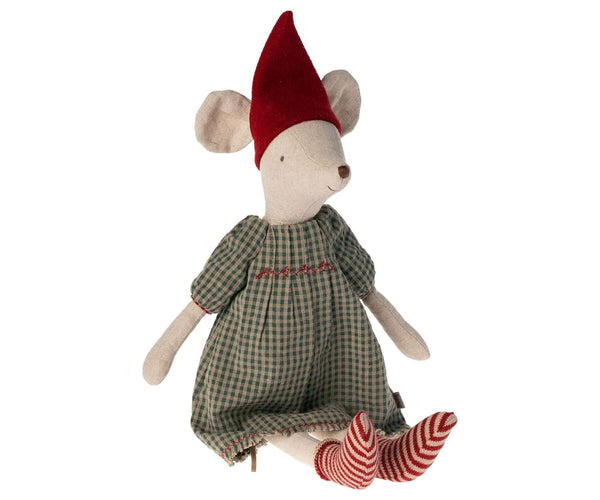 Maileg, Christmas Mouse, Medium - Girl